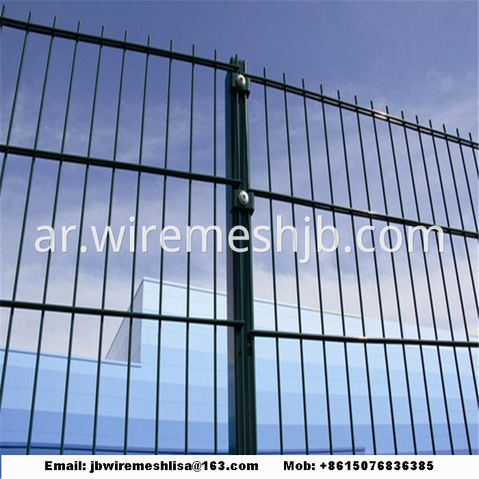 868/656 Powder Coated Double Weft Wire Mesh Fence